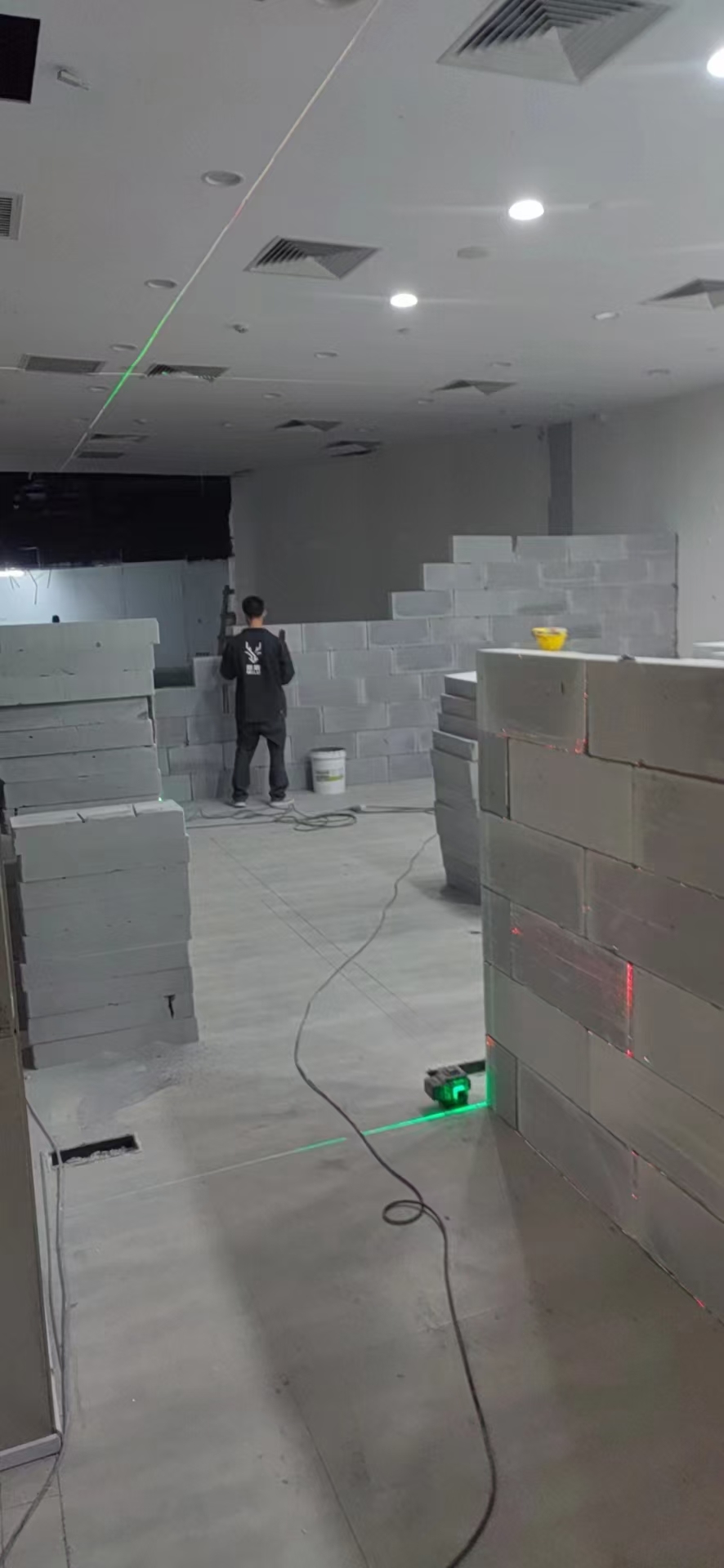 加气砖隔墙应用场景